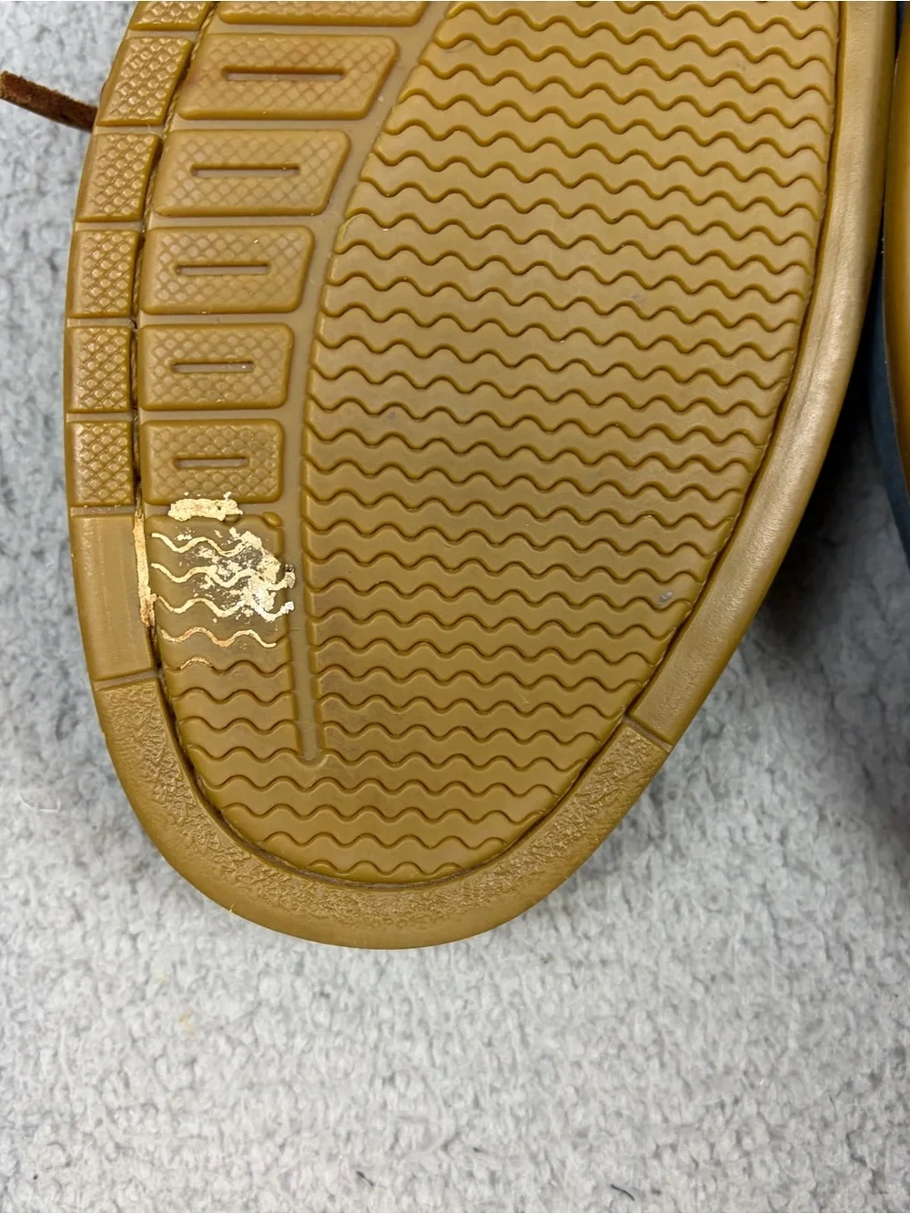 Brooks Brothers Navy and Brown Men’s Boat Shoes Size 12 D